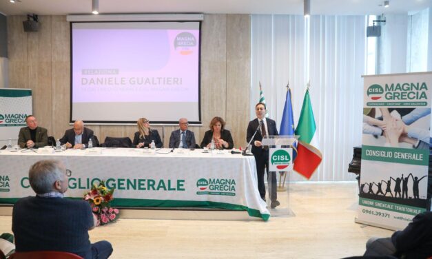 Consiglio Generale della CISL Magna Grecia e inaugurazione della Sala Riunioni “Sara Kabba”